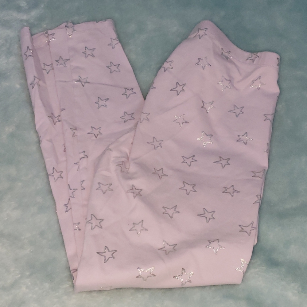 $20Light Purple leggings with silver stars14/16